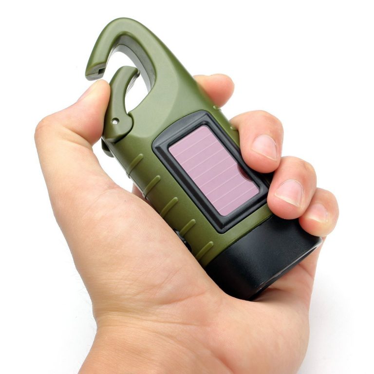 BrightTrail Solar-Crank-LED-Flashlight | Bowlift