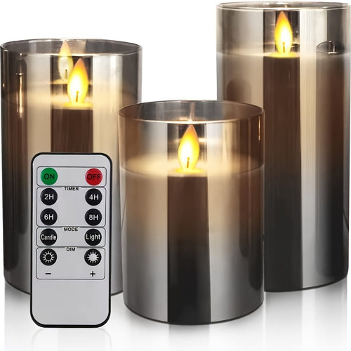 GlowCandle - Elegant LED Candle Set with Remote Control Bowlift