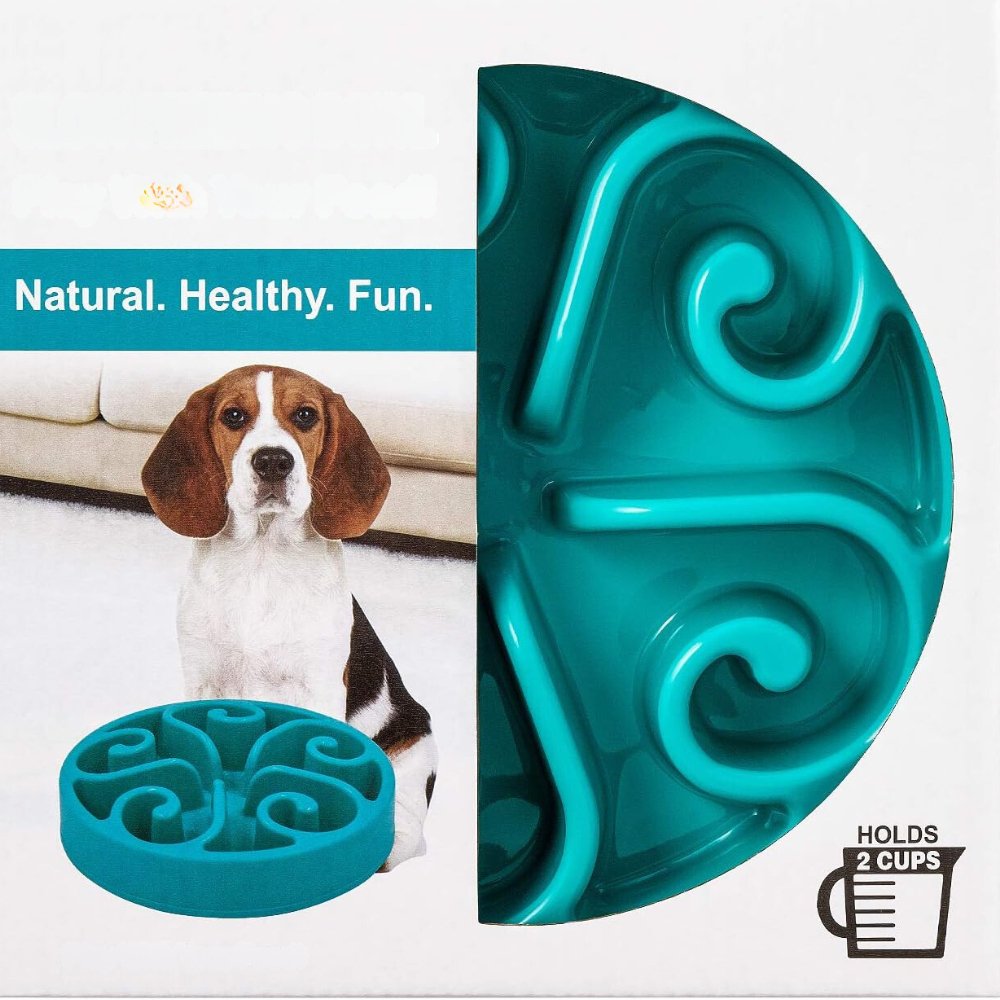 EcoBowl • Dog Feeding Bowl Slow - Dog Feeding Bowl Slow - BowLift