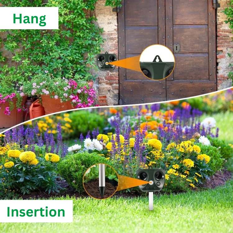 BowLift | EcoSonic Guard – Ultrasonic Animal Repellent for Outdoor Use