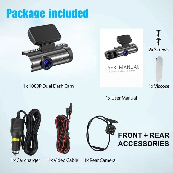 BowLift | Front & Rear Dashcam