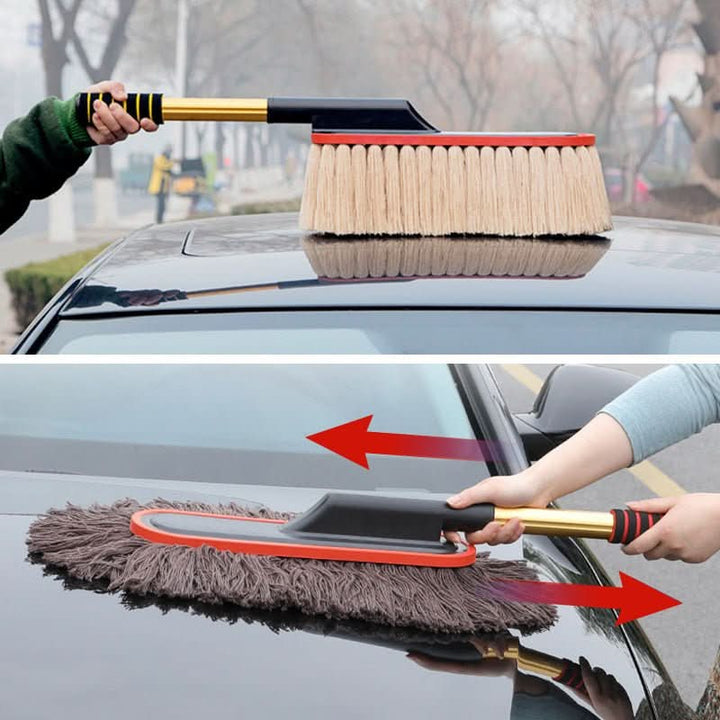 BowLift | Lacquer-friendly car dust sweeper with telescopic handle