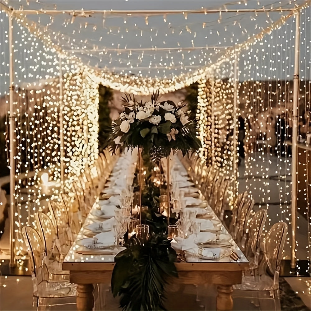BowLift | Fairy Lights Curtain Warm White LED USB Set