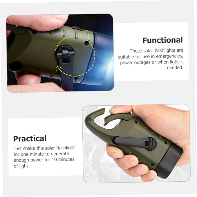 BrightTrail Solar-Crank-LED-Flashlight | Bowlift