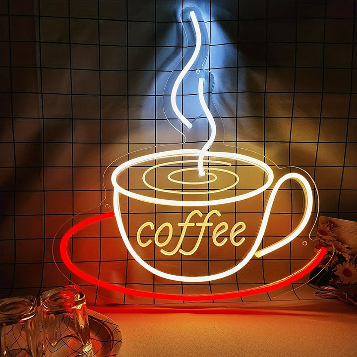 BowLift | LED Neon Coffee Mug Wall Light