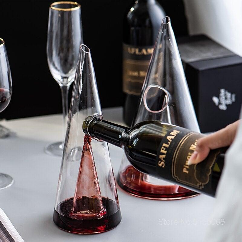 BowLift | Edifice Decanter - Handcrafted Glass Wine Decanter