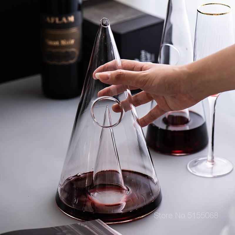 BowLift | Edifice Decanter - Handcrafted Glass Wine Decanter