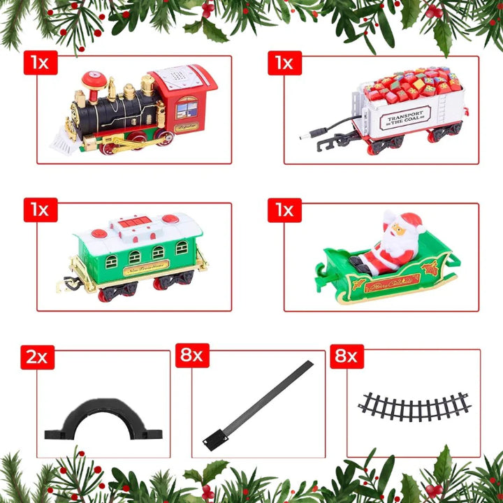 BowLift | KerstExpress Tree Train – Riding Christmas Train with Light, Sound and Tree Holder