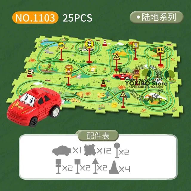 BowLift | Educational Puzzle Track Car