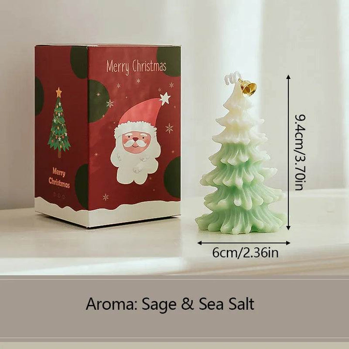 BowLift | Merry Christmas Candle 3D Xmas Tree Shaped Aromatherapy Candles Ornaments Navidad New Year Party Home Decor Xmas Gift