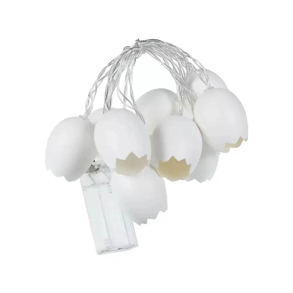 BowLift | New Easter Broken Shell Egg String Lights Led Egg Lanterns Flashing Lights String Lights Christmas Decoration Lights