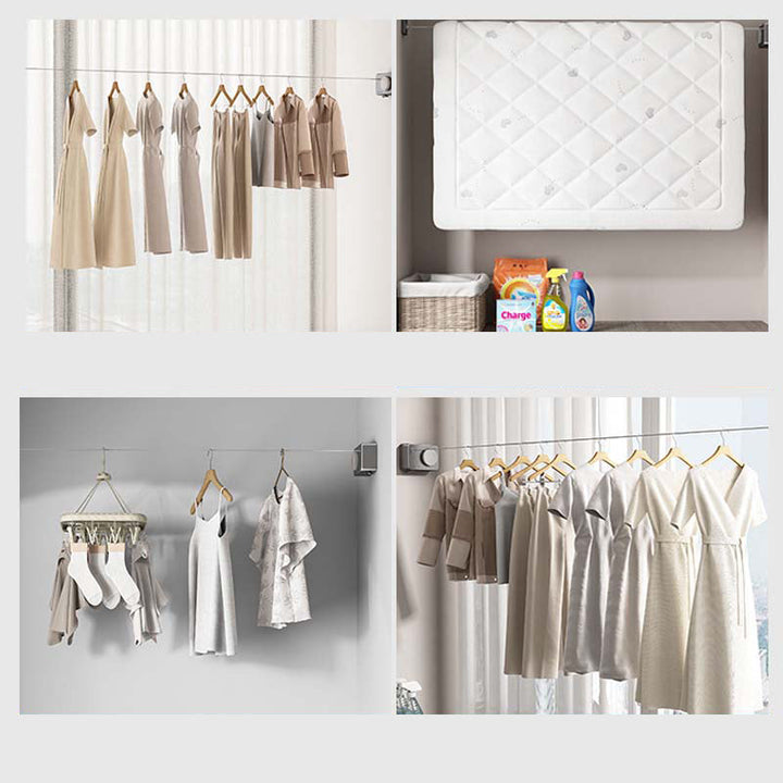 BowLift | Invisible retractable laundry line