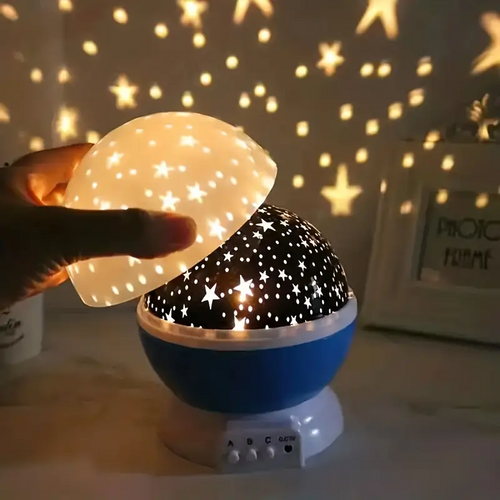BowLift | Luna Star Projector Night Lamp – With Music and Colorful Light Show