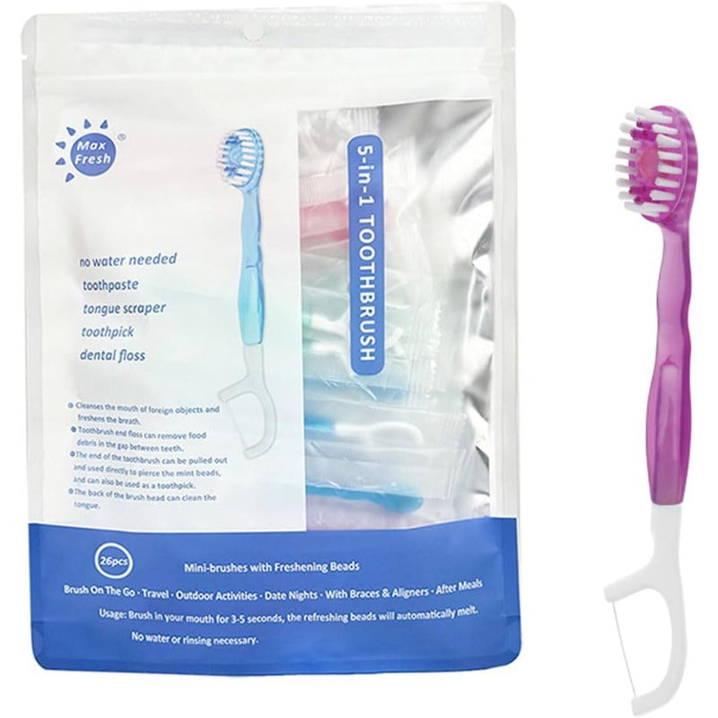 BowLift | 5-in-1 Portable Travel Toothbrush
