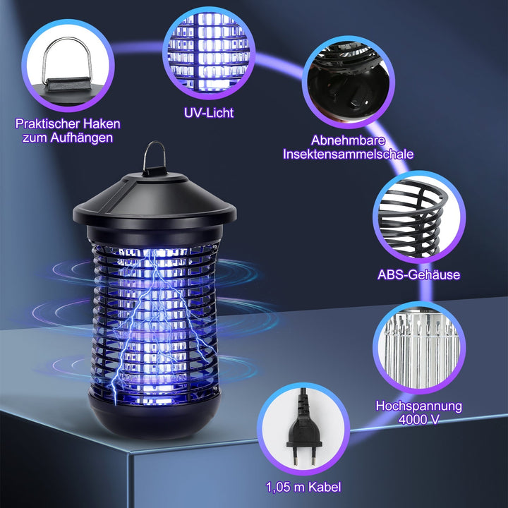 Electric Mosquito Lamp Insect Killer UV Light | Bowlift