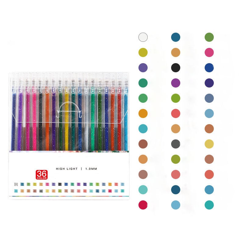 BowLift | Sparkle Joy Gel Pens – Smooth Glitter Ink for Precise Artwork