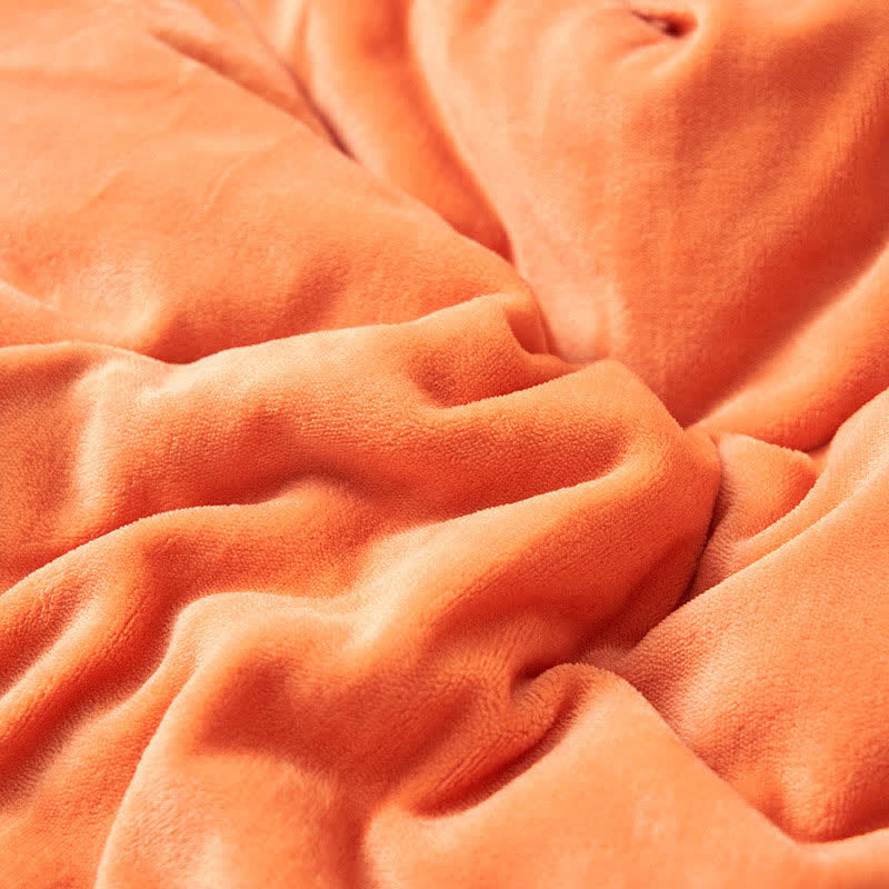BowLift | Solid thick double-sided velvet cube blanket