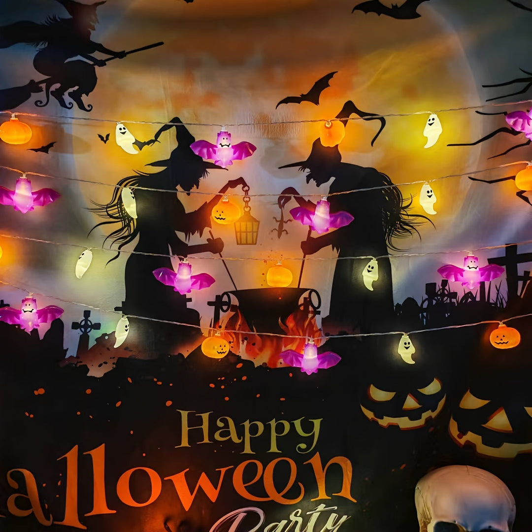 BowLift | Halloween Lights Battery Powered Pumpkin String