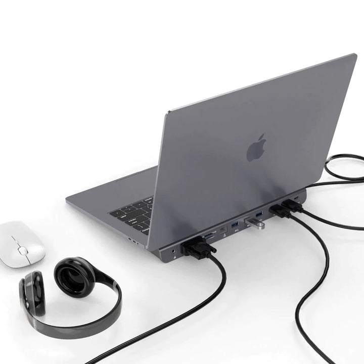 BowLift | LapStation Pro – 11-in-1 USB-C Laptop Docking Station with HDMI, Ethernet & SD Card Ports