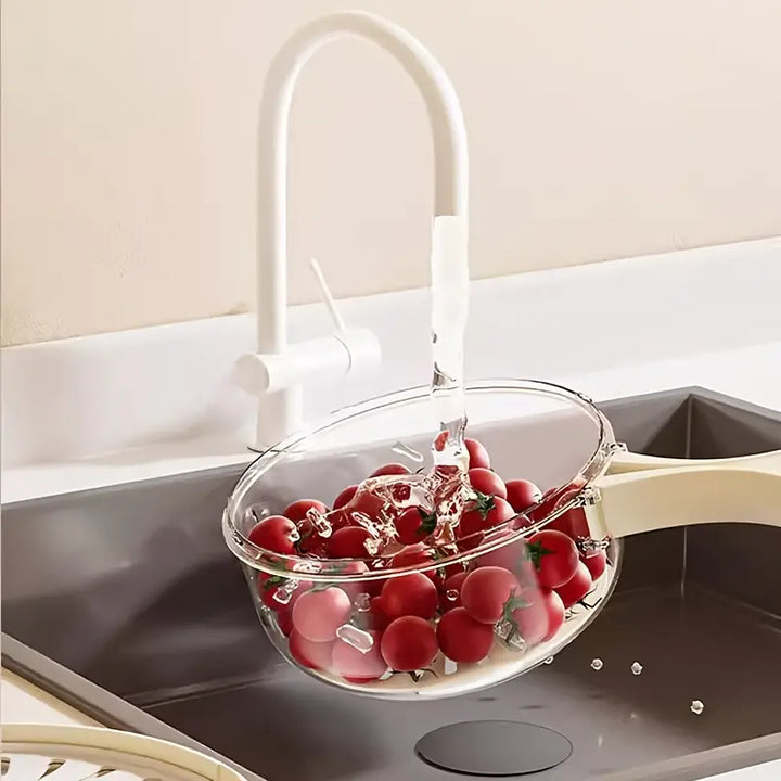 BowLift | Plastic Kitchen Colander Bowl Lid Drainage