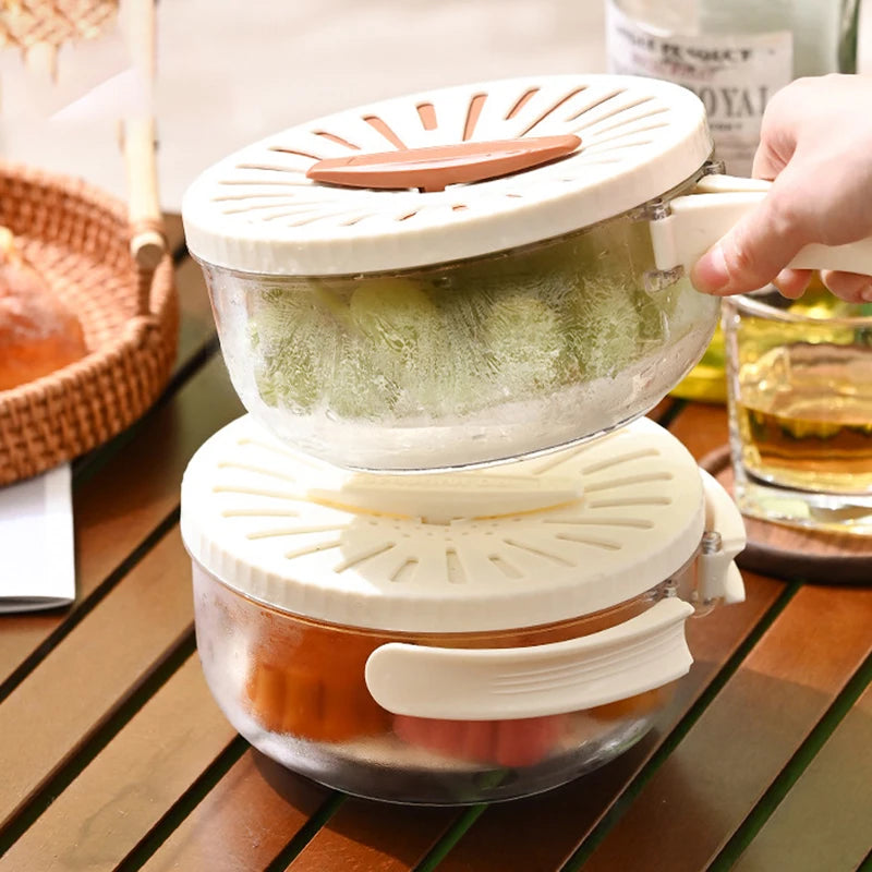 BowLift | Plastic Kitchen Colander Bowl Lid Drainage