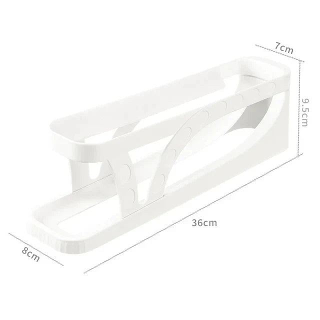 Egg Storage Box Automatic Scrolling Egg Holder Egg Storage Rack | Bowlift