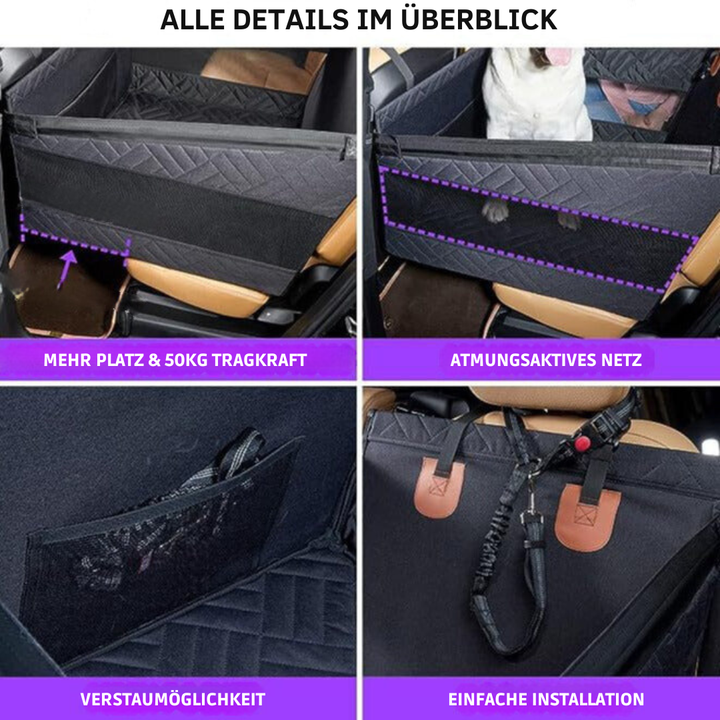 BowLift | Waterproof Dog Mattress with Memory Foam for Safe & Comfortable Car Protection