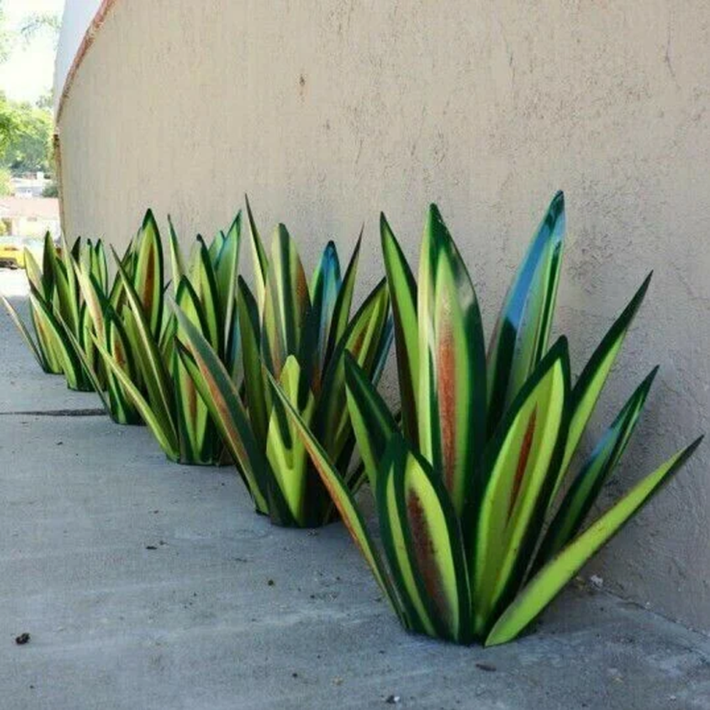 BowLift | Handmade Agave Decorative Plant, Natural Polystone Design
