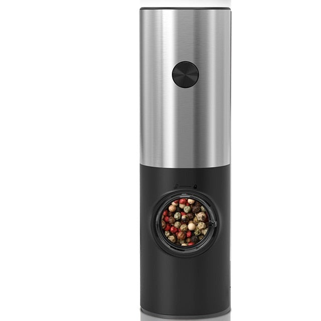 Electric Automatic Mill Pepper And Salt Grinder With LED Light | Bowlift