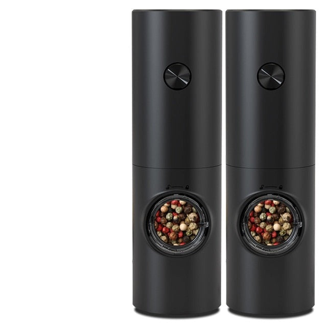 Electric Automatic Mill Pepper And Salt Grinder With LED Light | Bowlift