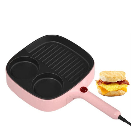 Electric Griddle Frying Pan 3-in-1 Non-Stick Divided Grill Pan | Bowlift