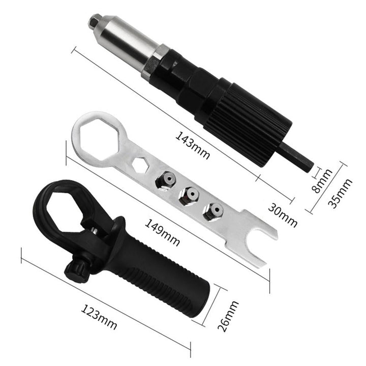 BowLift | Electric Rivet Gun Adapter