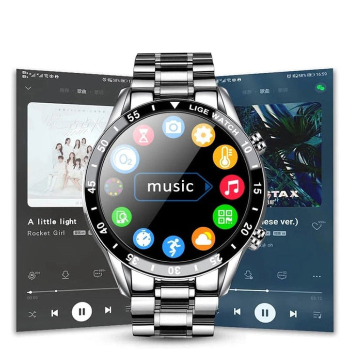 BowLift | Smartwatch Stainless Steel Modern Health Tracker