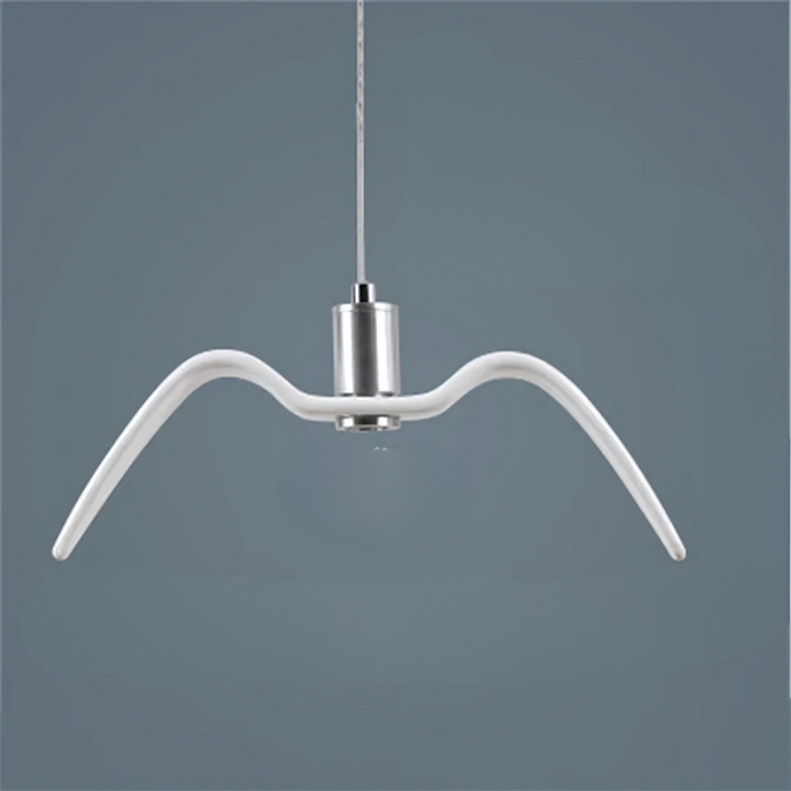 BowLift | Modern Hanging Lamp with Ambient Lighting for Living Room or Hall