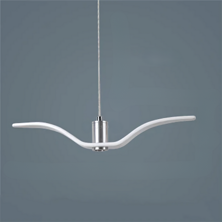 BowLift | Modern Hanging Lamp with Ambient Lighting for Living Room or Hall