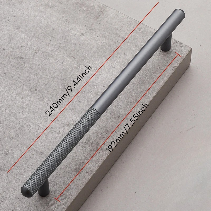 Elegant Cabinet Drawer Door Furniture Knurled Handle and Door Knob | Bowlift