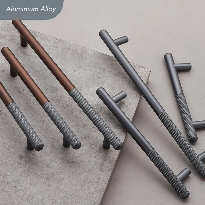 Elegant Cabinet Drawer Door Furniture Knurled Handle and Door Knob | Bowlift