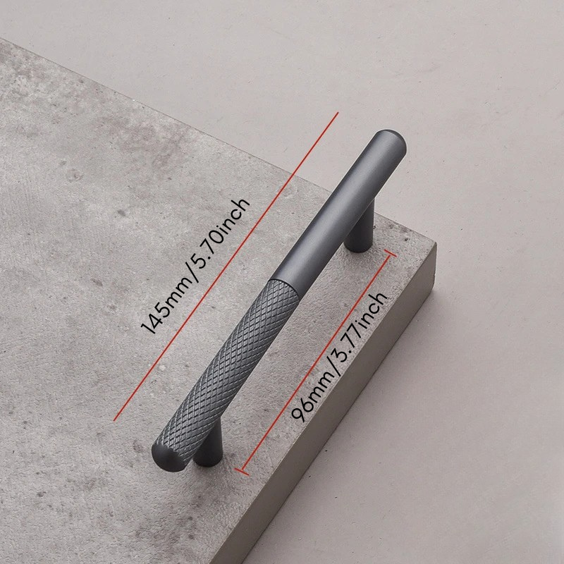 Elegant Cabinet Drawer Door Furniture Knurled Handle and Door Knob | Bowlift