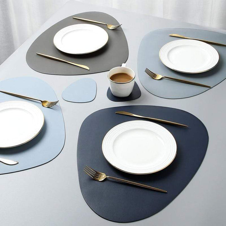 BowLift | Luxury Leather Placemat and Coaster Set