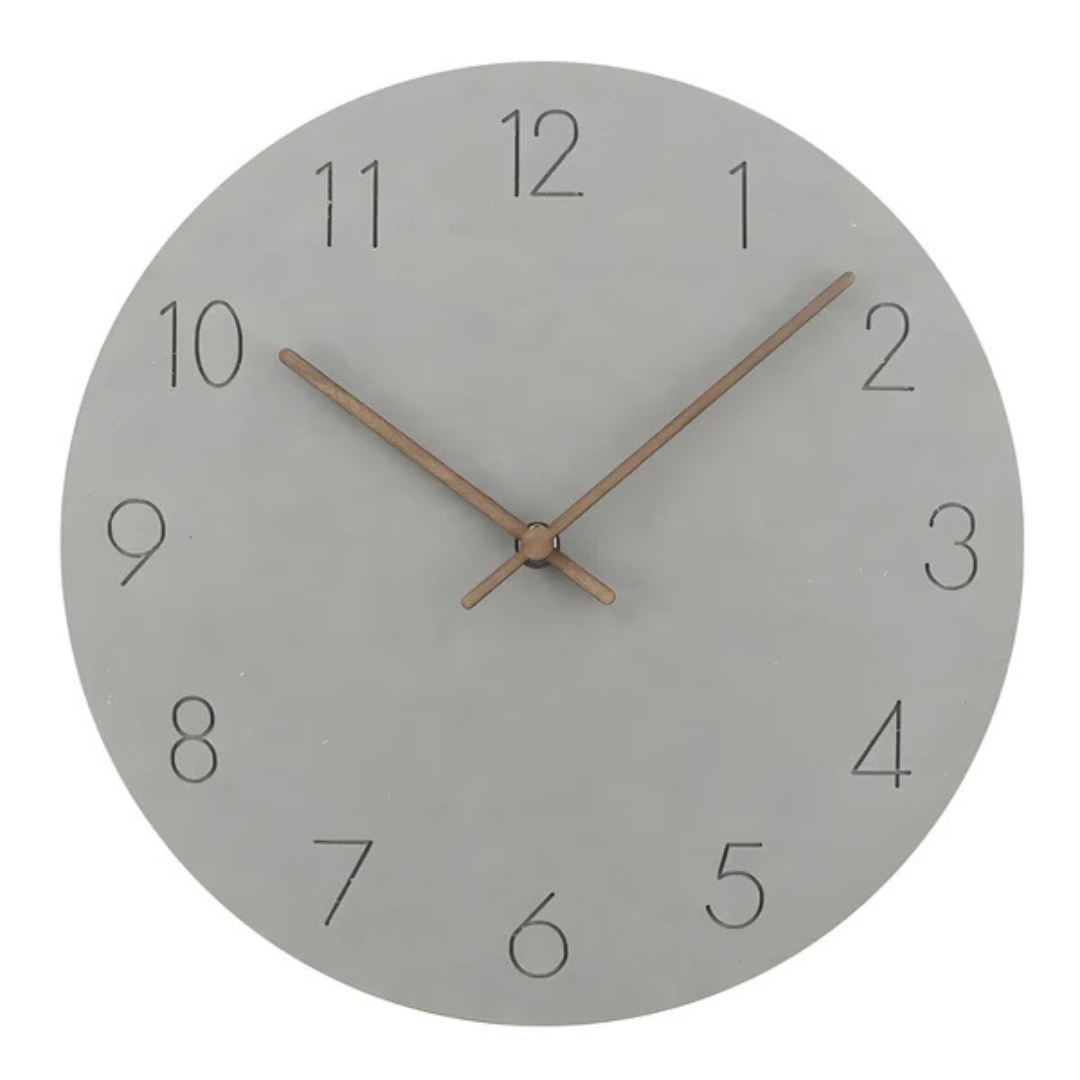 BowLift | Wooden Minimalist Silent Wall Clock