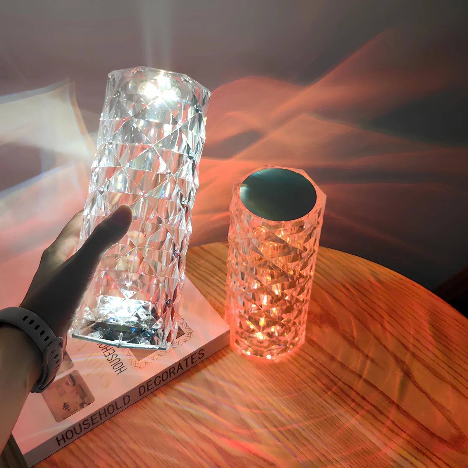 BowLift | Acrylic Touch Sensor Table Lamp