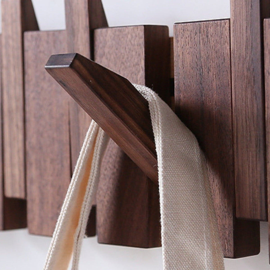 BowLift | Wood Wall Mounted Tower Trail Coat Hooks