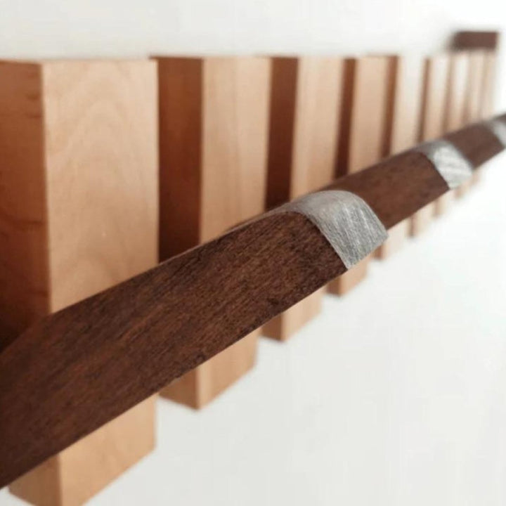BowLift | Wood Wall Mounted Tower Trail Coat Hooks