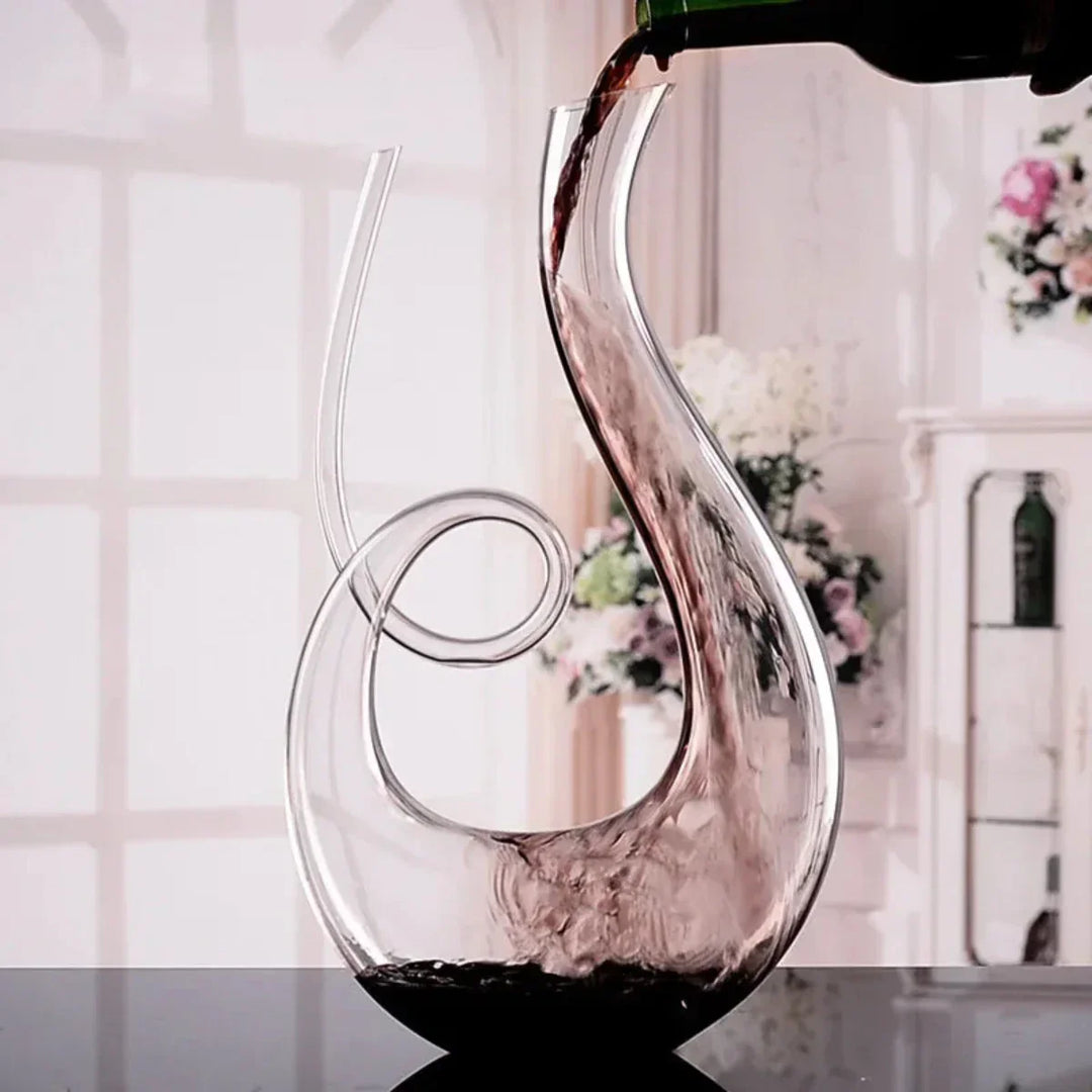 BowLift | Exclusive Wine Decanter Made of Pure Lead-Free Crystal
