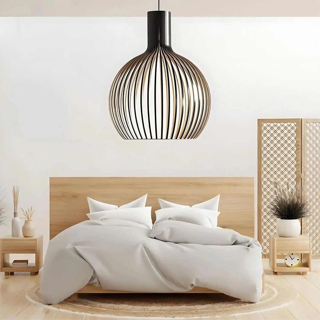 BowLift | Natura Orb Bamboo Pendant Lamp – Handmade Hanging Lamp