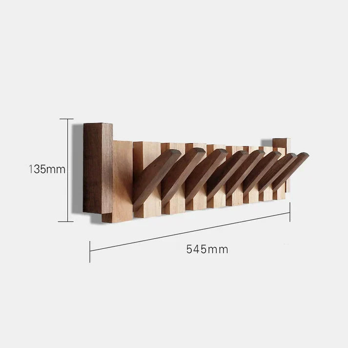 BowLift | HarmonyCoat Piano Wood Coat Rack – Decorative Hooks for Hall and Living Room