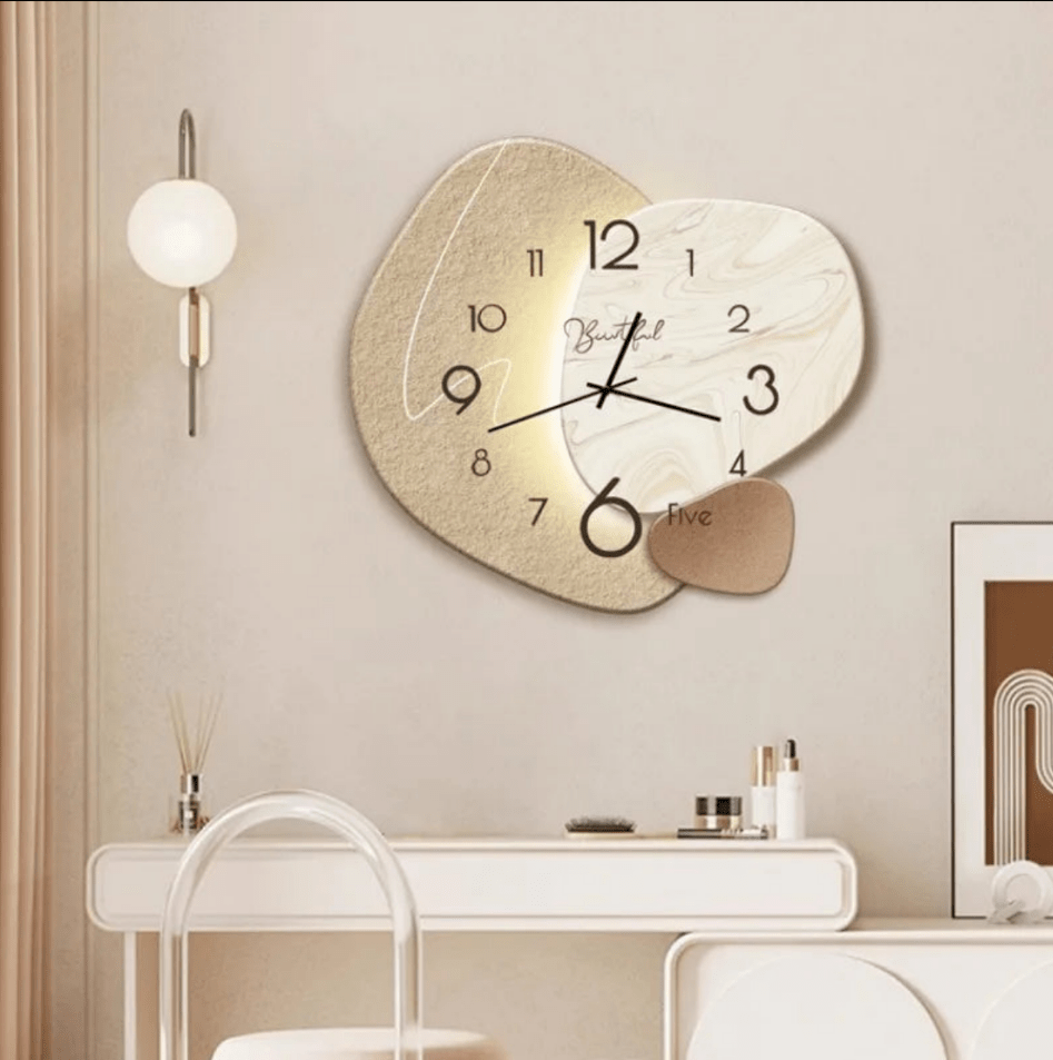BowLift | Minimalist wall clock with luxurious design