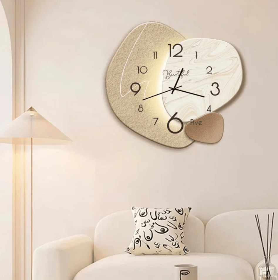 BowLift | Minimalist wall clock with luxurious design