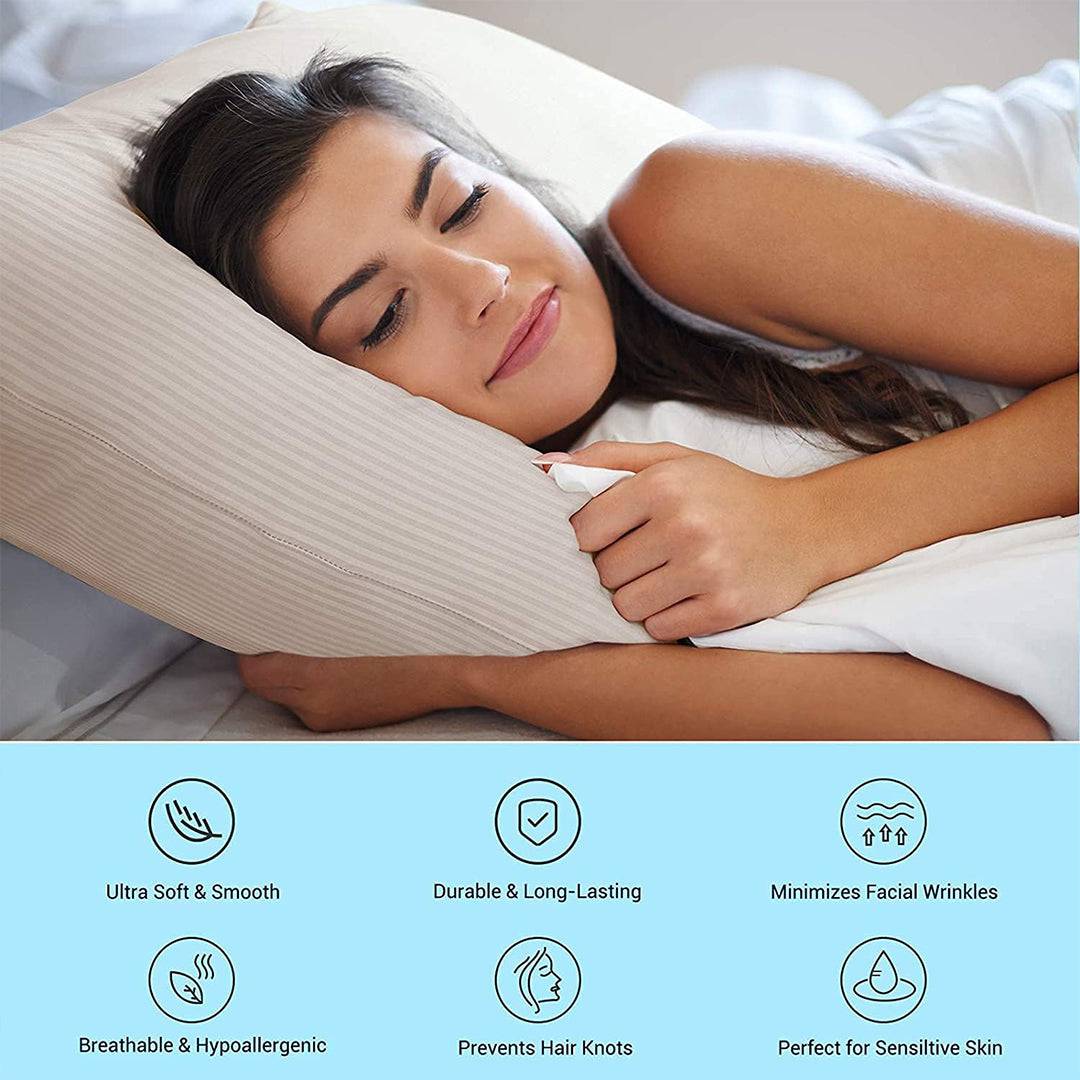 Cooling Pillowcases – Elastic Spandex,  Q-Max 0.38, for Standard & Queen Size | Bowlift