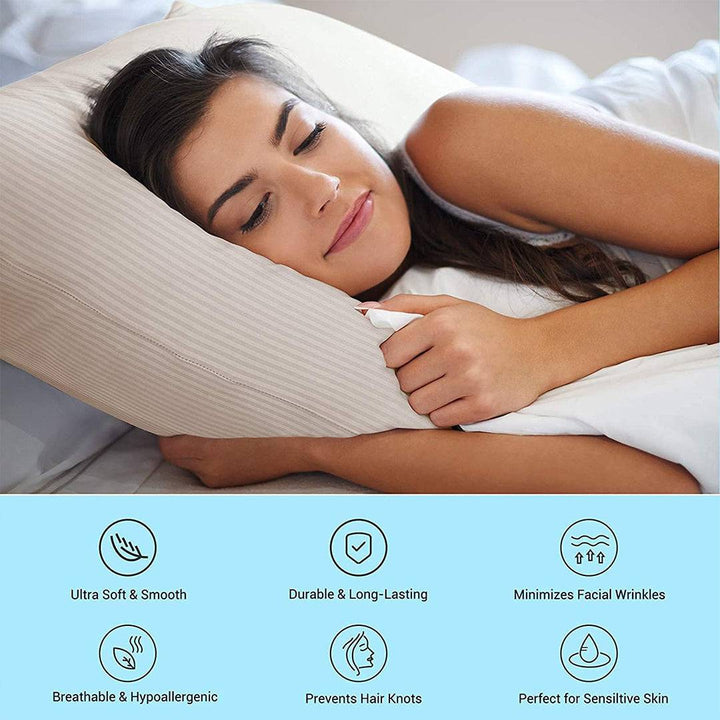 Cooling Pillowcases – Elastic Spandex,  Q-Max 0.38, for Standard & Queen Size | Bowlift